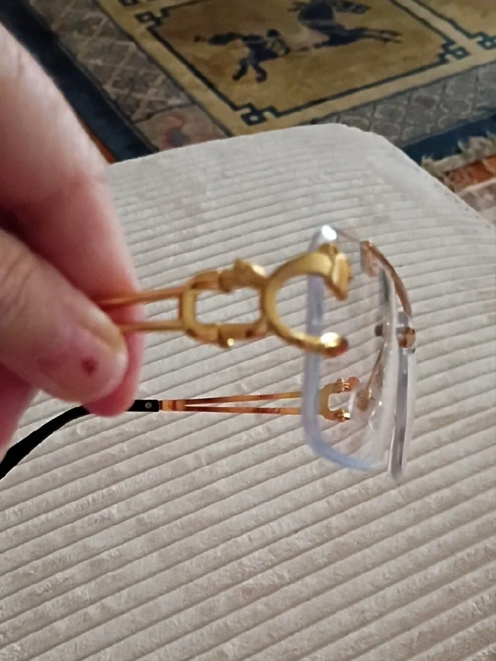Gold Rimless Glasses - Women Accessories